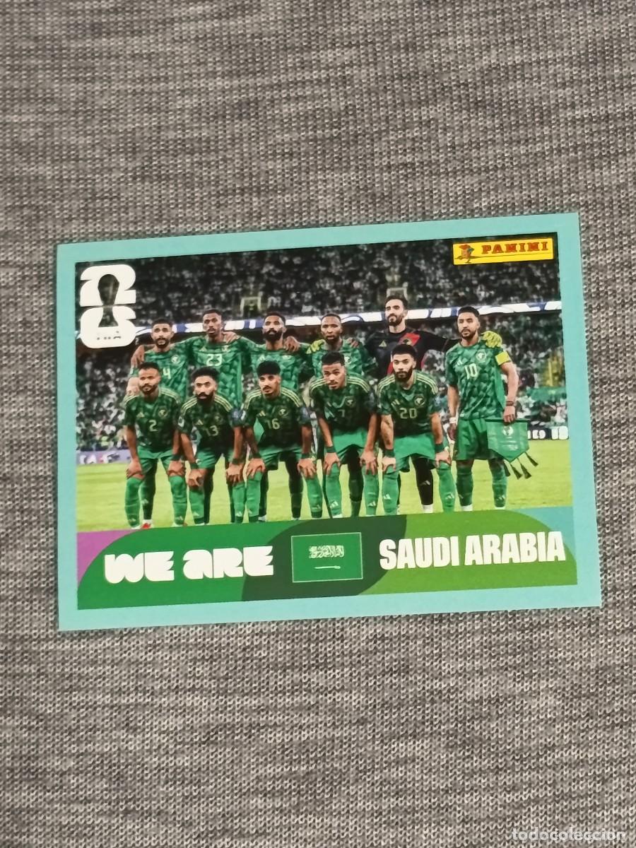Coleccionismo cromos antiguos: ALINEACI&Oacute;N DE ARABIA SAUDI KSA 13 STICKER MUNDIAL 2026 PANINI FIFA WORLD CUP NUEVO