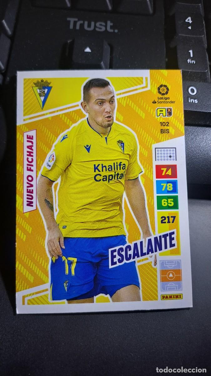 Coleccionismo cromos antiguos: ADRENALYN XL ESCALANTE 102 BIS NUEVO FICHAJE CADIZ CROMO LIGA 2022 2023 22 23 PANINI