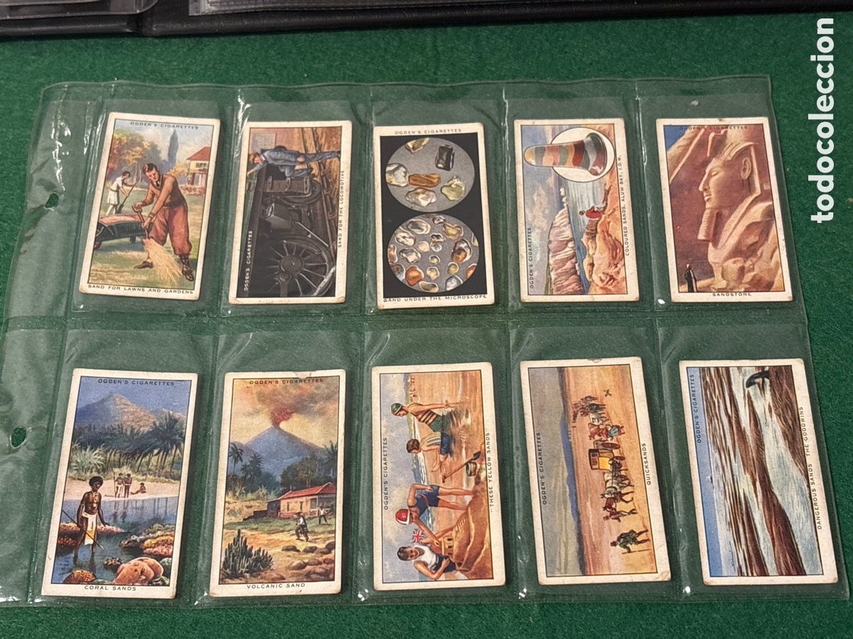 Collezionismo Figurine antiche: Antiguos cromos, The Story of Sand, cigarrillos tabaco Ogden&rsquo;s (A17)
