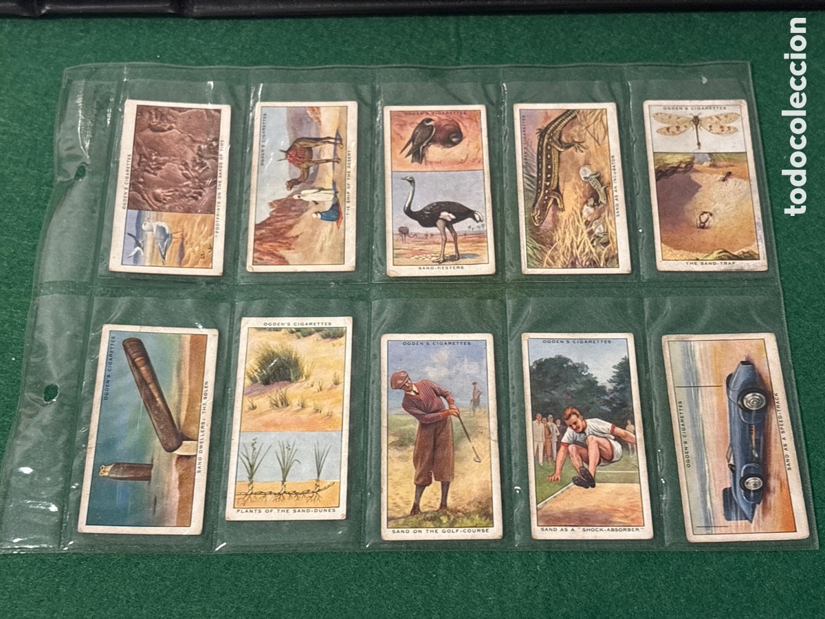 Collezionismo Figurine antiche: Antiguos cromos, The Story of Sand, cigarrillos tabaco Ogden&rsquo;s (A17)
