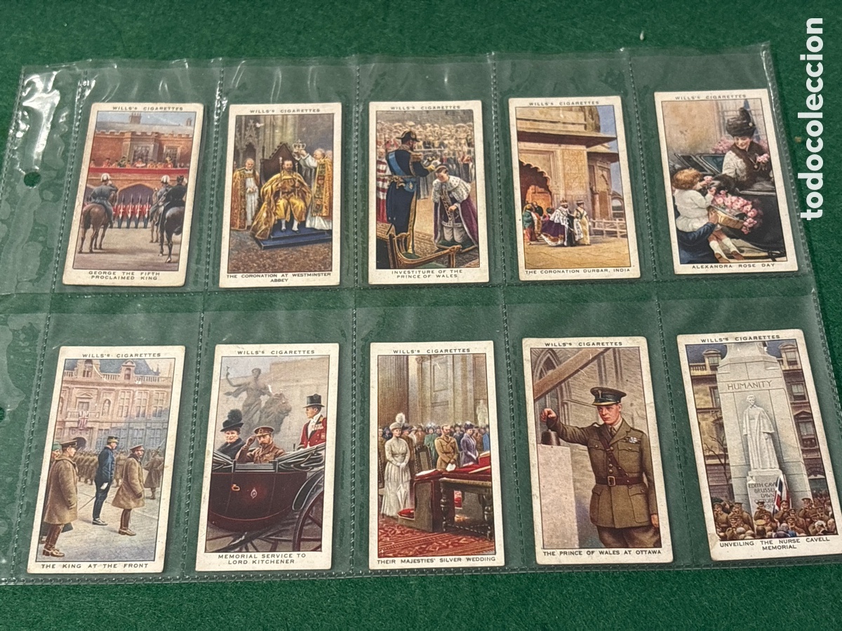 Collezionismo Figurine antiche: Antiguos cromos, The Reign of HM King George V, cigarrillos tabaco WD & HO Wills (A17)
