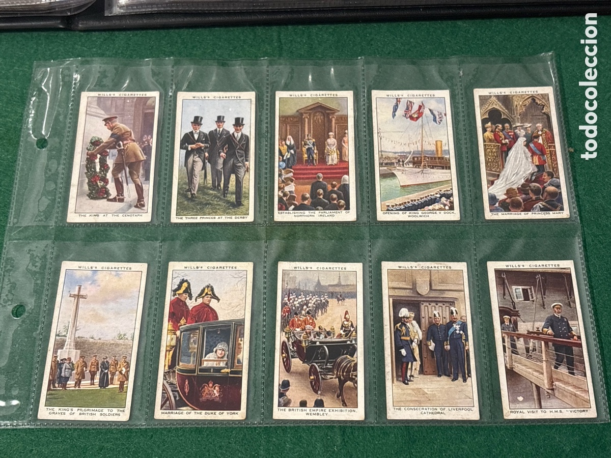 Collezionismo Figurine antiche: Antiguos cromos, The Reign of HM King George V, cigarrillos tabaco WD & HO Wills (A17)