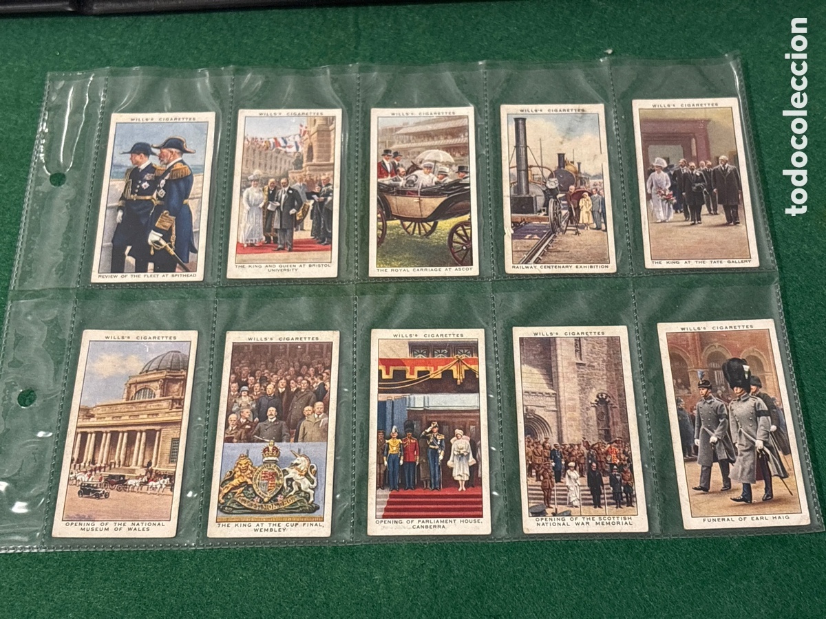 Collezionismo Figurine antiche: Antiguos cromos, The Reign of HM King George V, cigarrillos tabaco WD & HO Wills (A17)