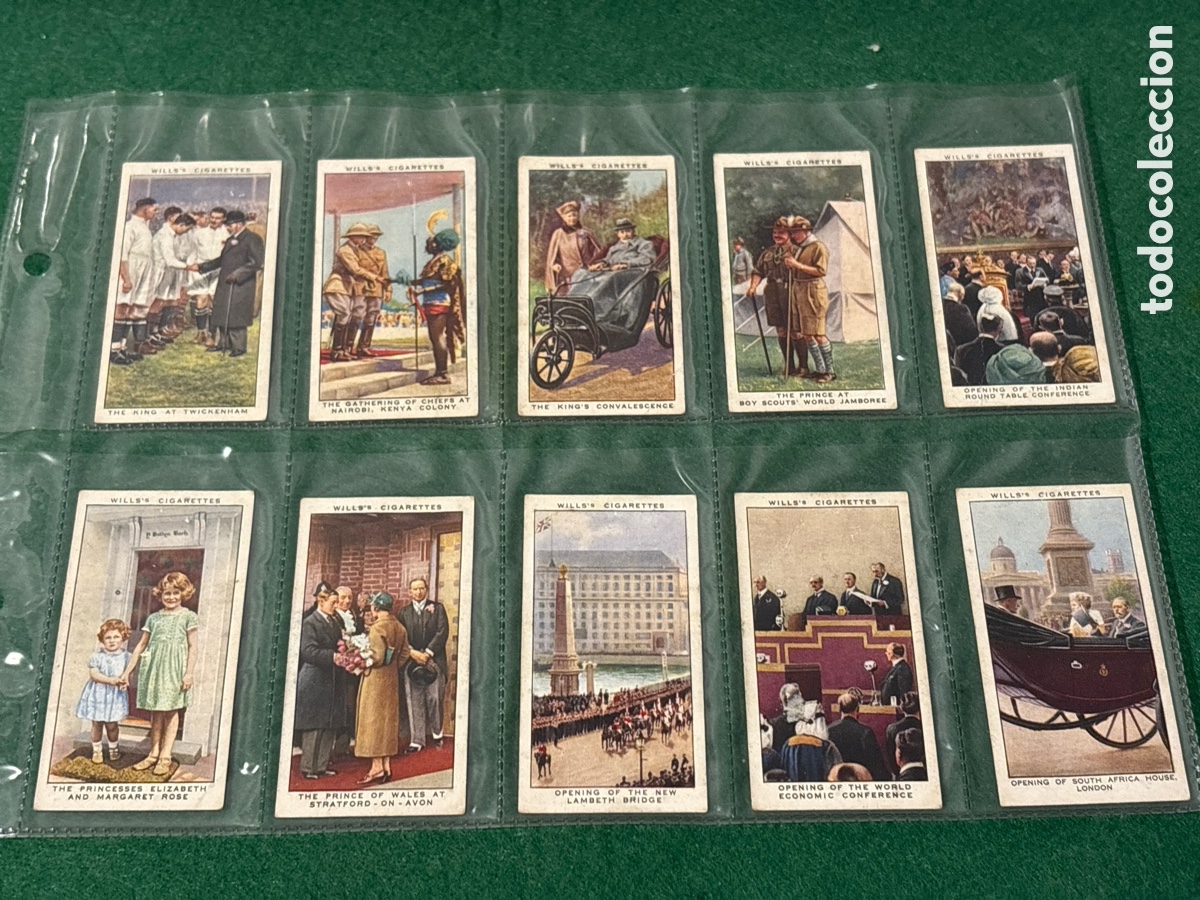 Collezionismo Figurine antiche: Antiguos cromos, The Reign of HM King George V, cigarrillos tabaco WD & HO Wills (A17)