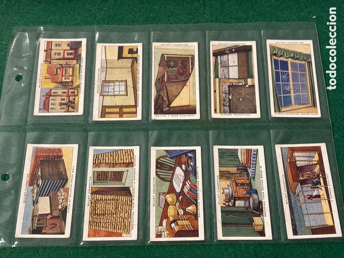 Collezionismo Figurine antiche: Antiguos cromos, Air Raid Precautions, cigarrillos tabaco Wills (A17)