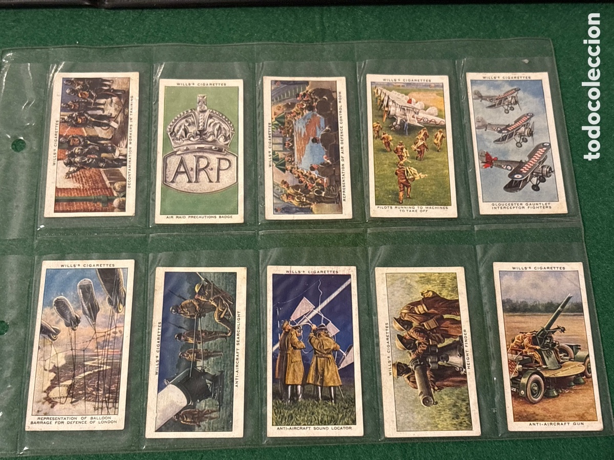 Collezionismo Figurine antiche: Antiguos cromos, Air Raid Precautions, cigarrillos tabaco Wills (A17)