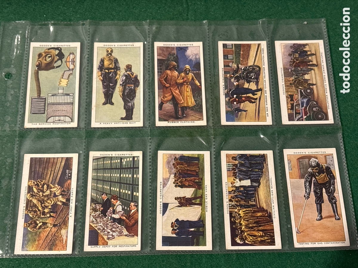 Collectable Antique Stickers: Antiguos cromos, Air Raid Precautions, cigarrillos tabaco Ogden&rsquo;s (A17)