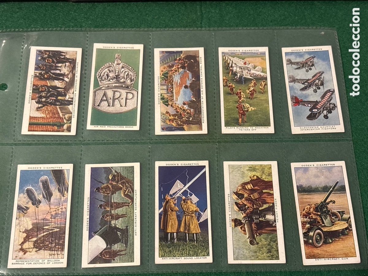 Coleccionismo cromos antiguos: Antiguos cromos, Air Raid Precautions, cigarrillos tabaco Ogden&rsquo;s (A17)
