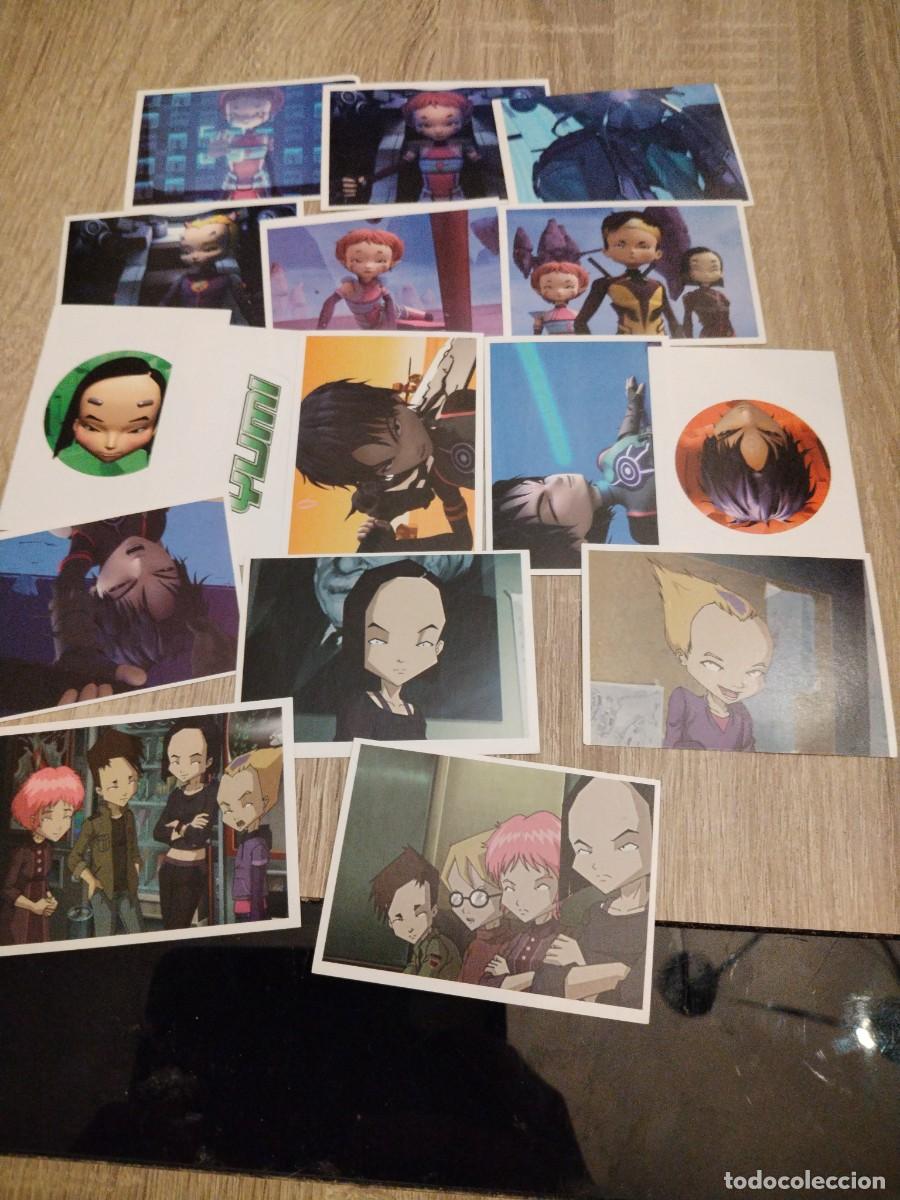 Coleccionismo cromos antiguos: C&oacute;digo Lyoko- a&ntilde;o 2007- lote de 16 cromos diferentes nuevos