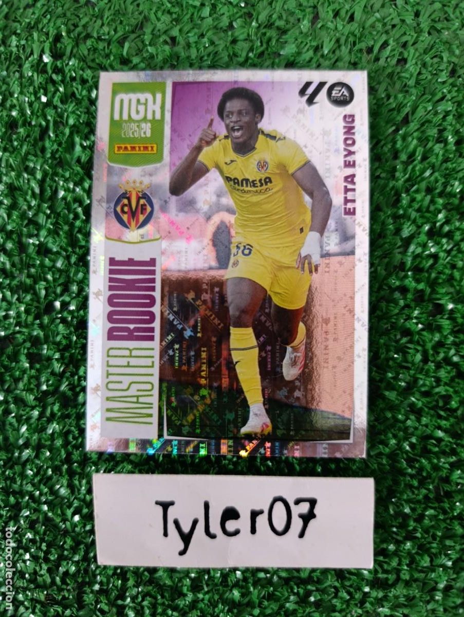 Coleccionismo cromos antiguos: ETTA EYONG 410 VILLARREAL MASTER ROOKIE MEGACRACKS 2025 2026 25 26