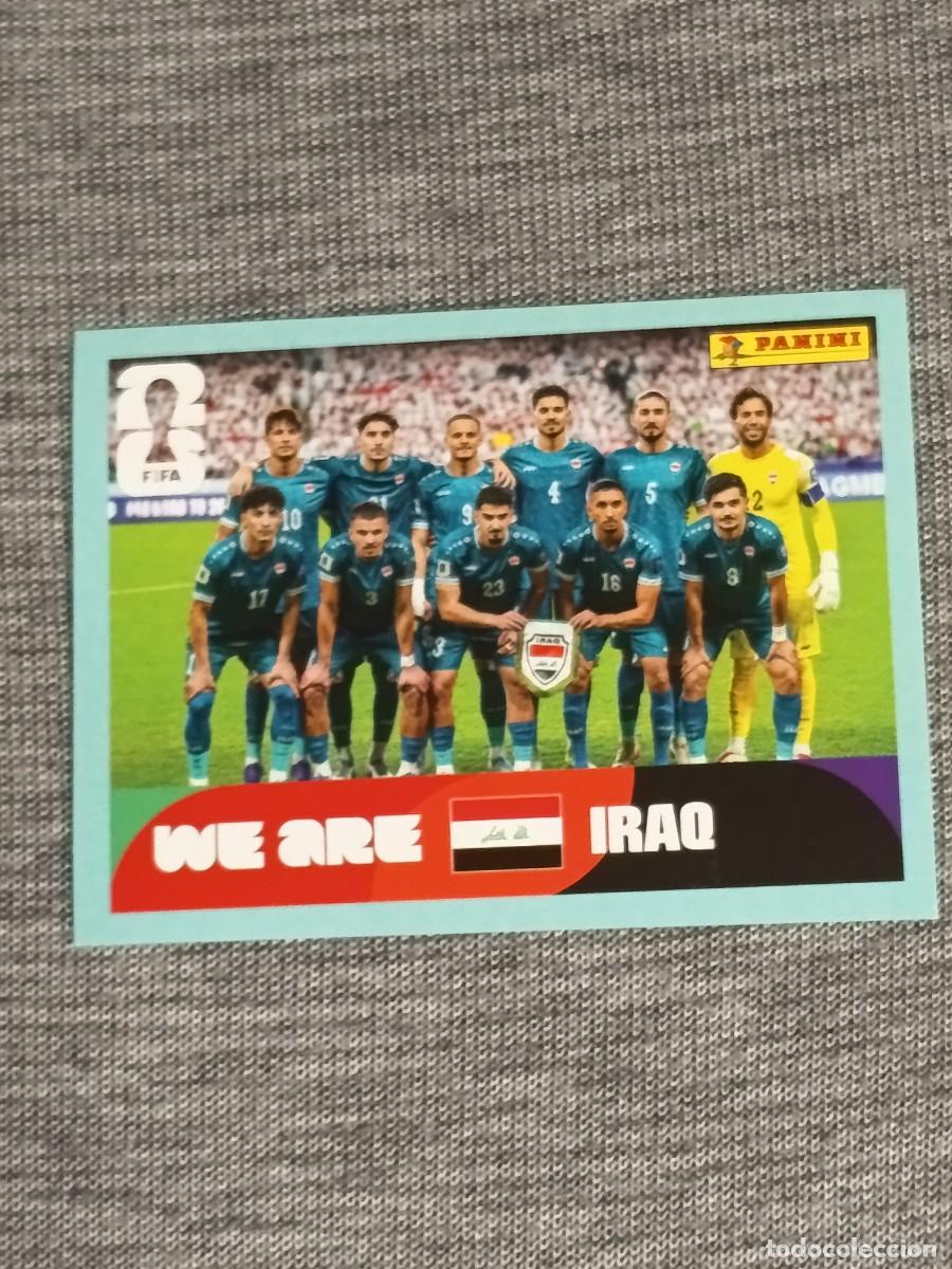 Coleccionismo cromos antiguos: ALINEACI&Oacute;N DE IRAQ IRQ 13 STICKER MUNDIAL 2026 PANINI FIFA WORLD CUP NUEVO