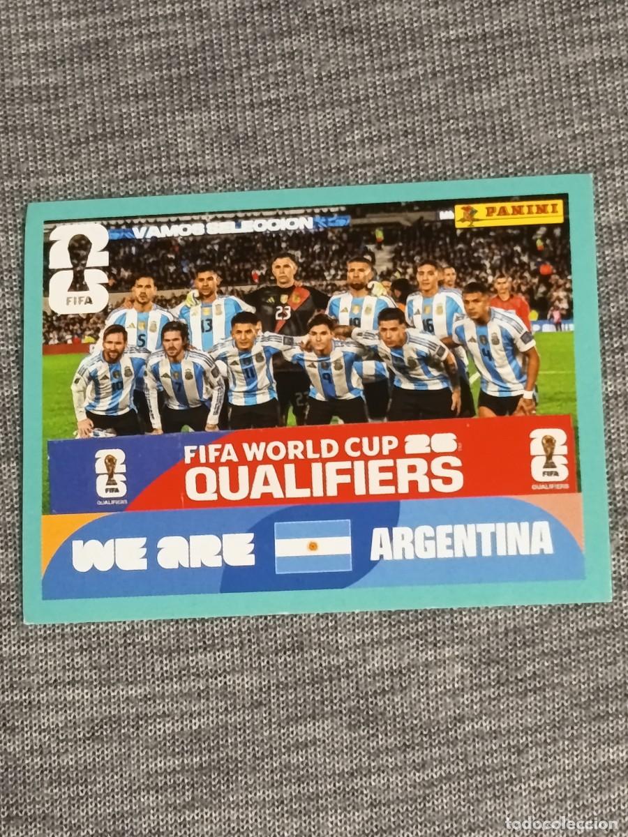 Coleccionismo cromos antiguos: ALINEACI&Oacute;N DE ARGENTINA ARG 13 STICKER MUNDIAL 2026 PANINI FIFA WORLD CUP NUEVO