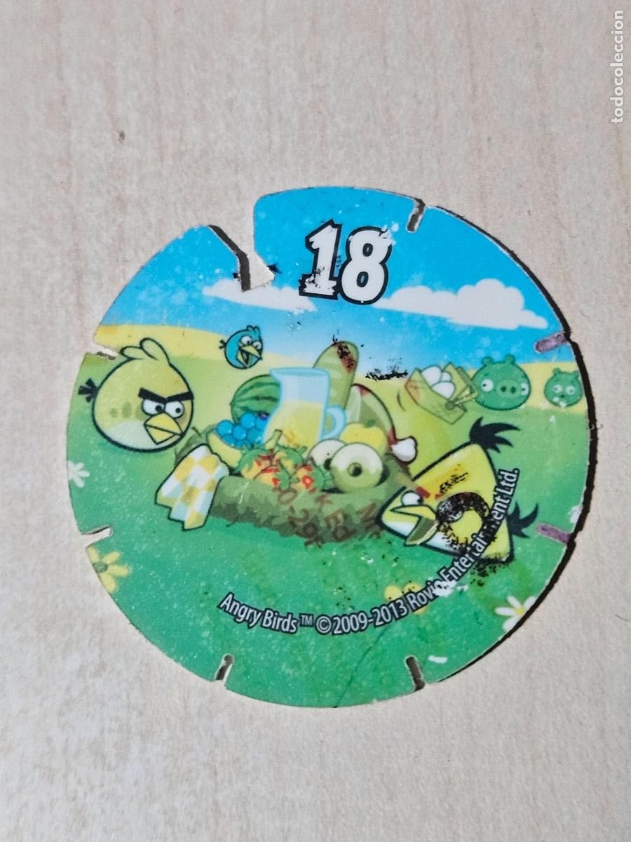 Coleccionismo cromos antiguos: TAZO CHEETOS MATUTANO - 2009 - ANGRY BIRDS - N&ordm; 18