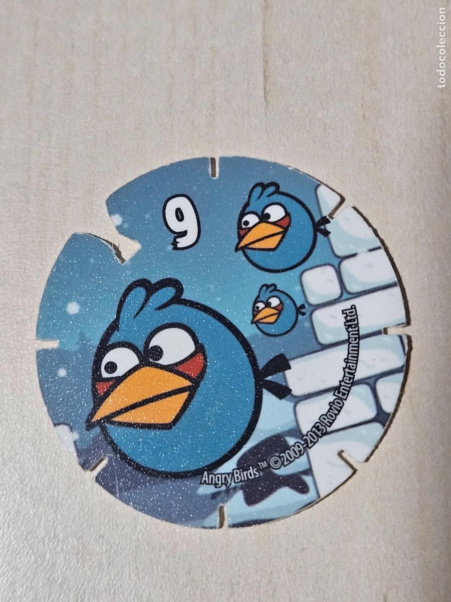 Coleccionismo cromos antiguos: TAZO CHEETOS MATUTANO - 2009 - ANGRY BIRDS - N&ordm; 9