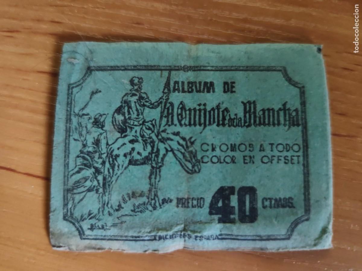 Coleccionismo cromos antiguos: SOBRE cerrado Don Quijote de la Mancha. Ediciones Espa&ntilde;a