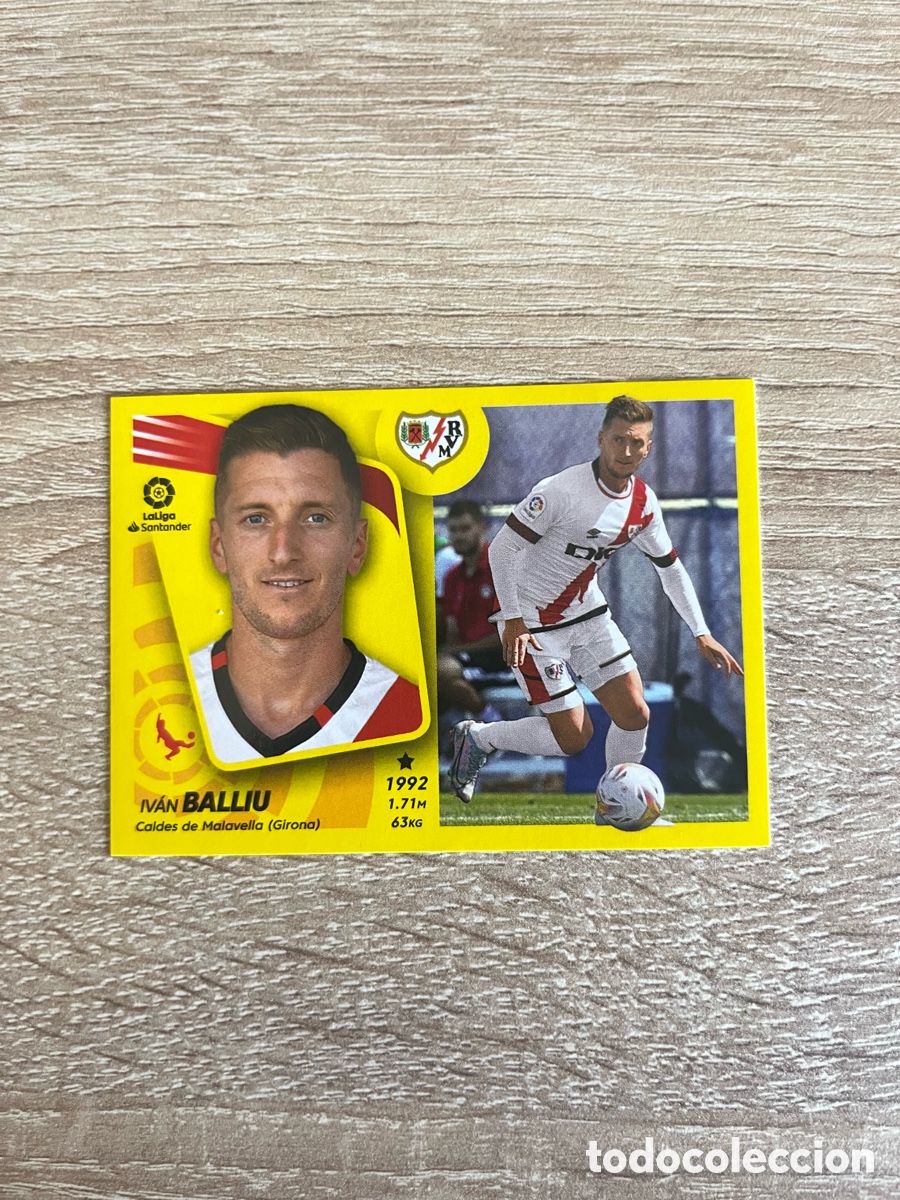 Coleccionismo cromos antiguos: 7 BIS BALLIU COLOCA LIGA ESTE EDICIONES ESTE 2021 2022 21 22 RAYO VALLECANO