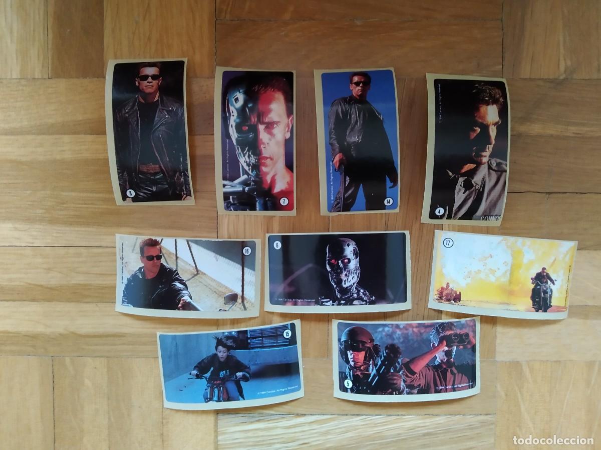 Sammeln alte Sammelbilder: LOTE 9 CROMOS CHICLE TERMINATOR 2 - N&Uacute;MEROS 4 5 6 7 8 14 15 16 Y 17. NUNCA PEGADAS