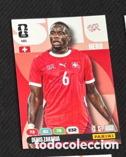 Coleccionismo cromos antiguos: 461 ZAKARIA SUIZA FIFA WORLD CUP MUNDIAL 2026