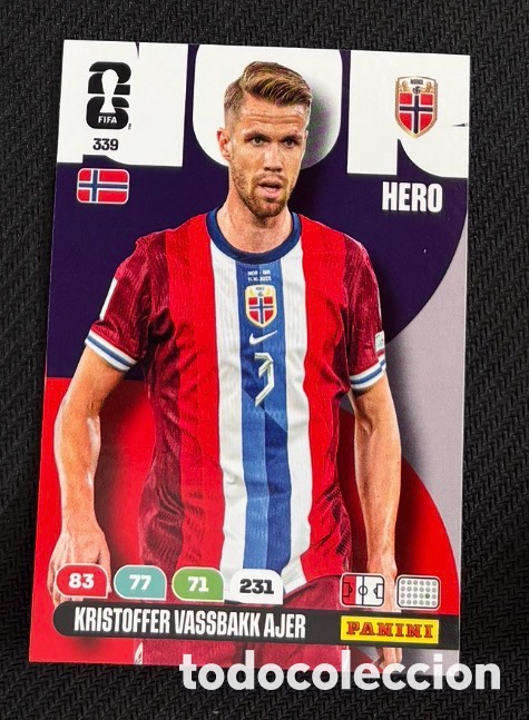 Coleccionismo cromos antiguos: 339 AJER NORUEGA FIFA WORLD CUP MUNDIAL 2026