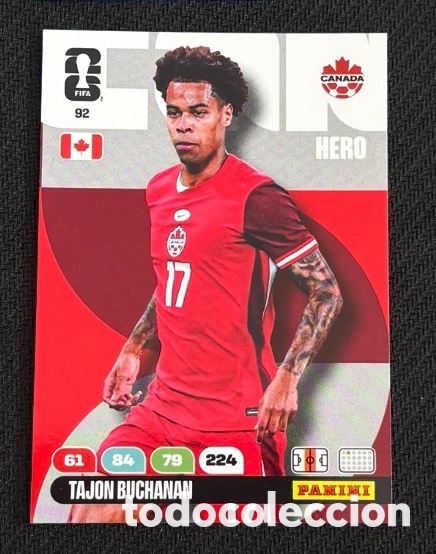 Coleccionismo cromos antiguos: 92 BUCHANAN CANADA FIFA WORLD CUP MUNDIAL 2026