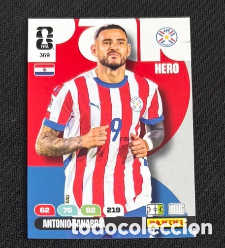 Coleccionismo cromos antiguos: 369 SANABRIA PARAGUAY FIFA WORLD CUP MUNDIAL 2026