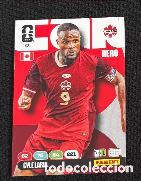 Coleccionismo cromos antiguos: 93 CYLE LARIN CANADA FIFA WORLD CUP MUNDIAL 2026