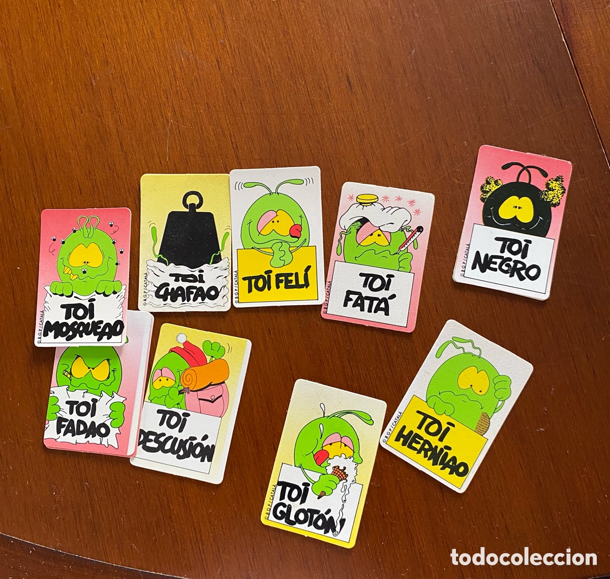 Coleccionismo cromos antiguos: Lote 9 cromos &ldquo;Toy&rdquo; de Panrico