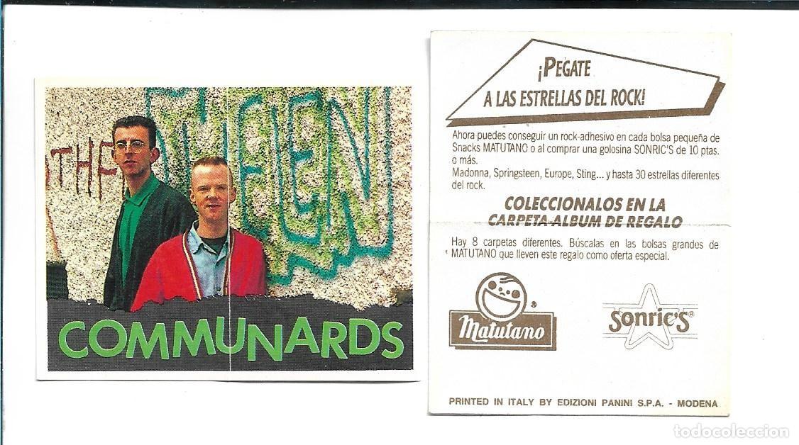 Coleccionismo cromos antiguos: MATUTANO - PEGATE A LAS ESTRELLAS DEL ROCK