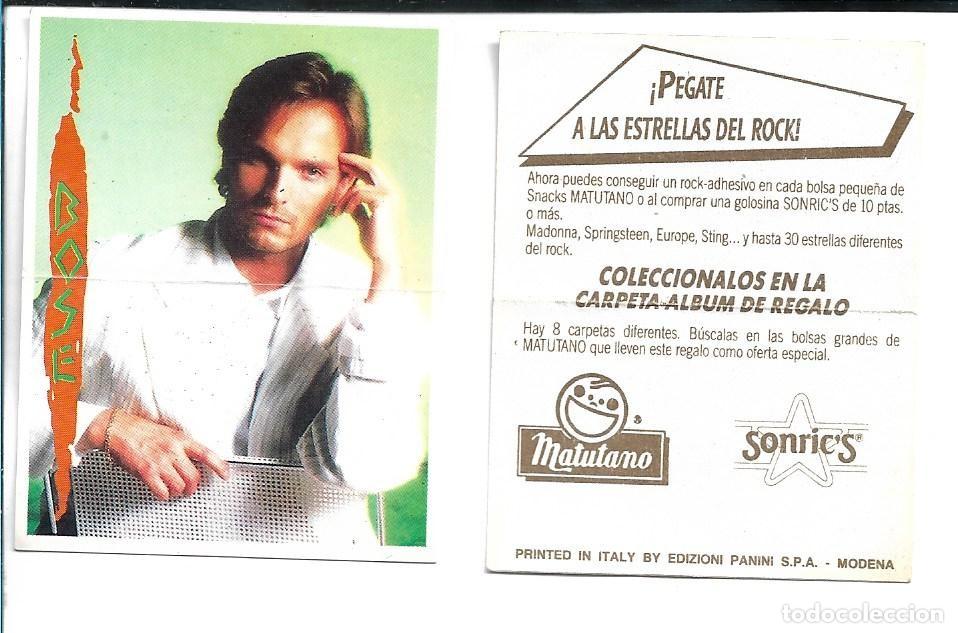 Coleccionismo cromos antiguos: MATUTANO - PEGATE A LAS ESTRELLAS DEL ROCK