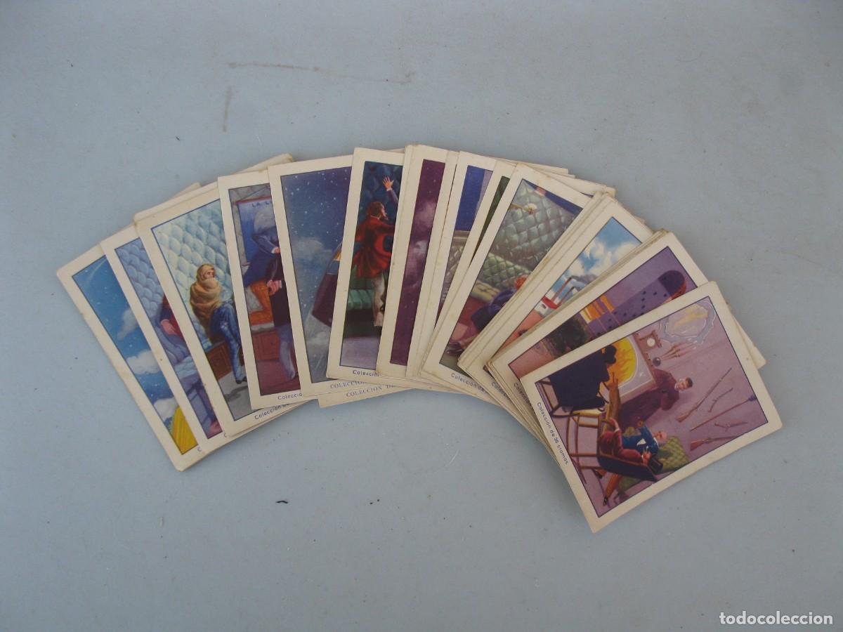 Colecionismo Cromos antigos: DE LA TIERRA A LA LUNA - 36 CROMOS - SERIE COMPLETA - SIN PUBLICIDAD EN EL DORSO.