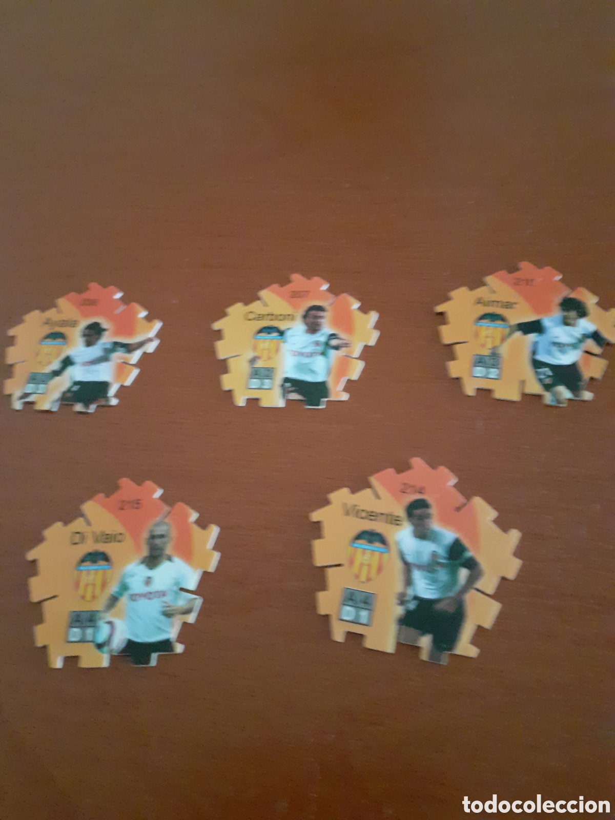 Coleccionismo cromos antiguos: TAZOS GREFUSA FUTBOL VALENCIA 2004 2005 PERFECTOS