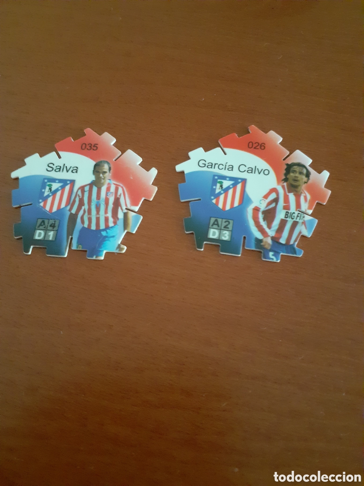 Coleccionismo cromos antiguos: TAZOS GREFUSA FUTBOL AT MADRID 2004 2005 PERFECTOS