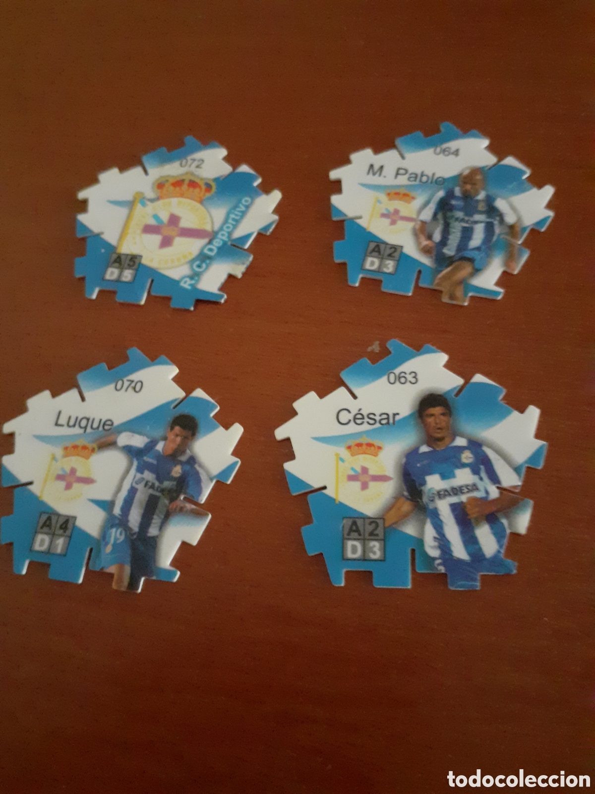 Collectable Antique Stickers: TAZOS GREFUSA FUTBOL CORU&Ntilde;A 2004 2005 PERFECTOS
