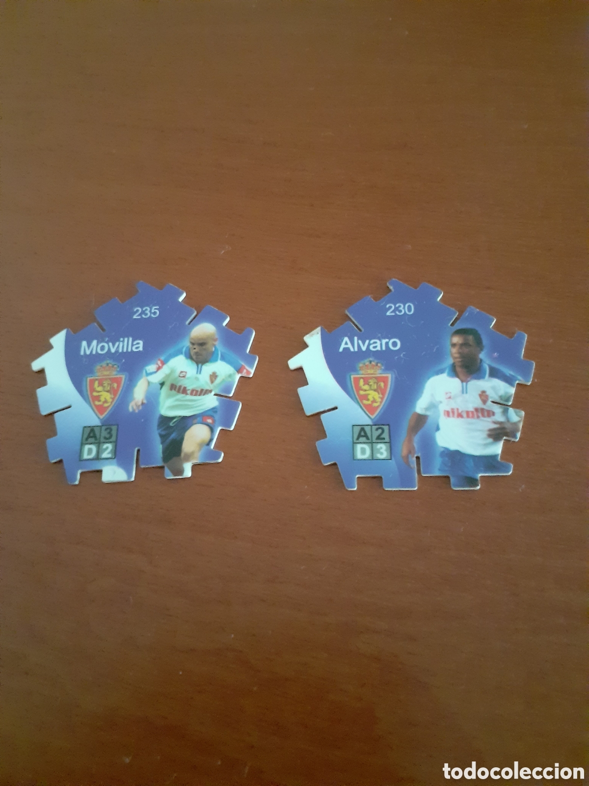 Coleccionismo cromos antiguos: TAZOS GREFUSA FUTBOL R ZARAGOZA 2004 2005 PERFECTOS