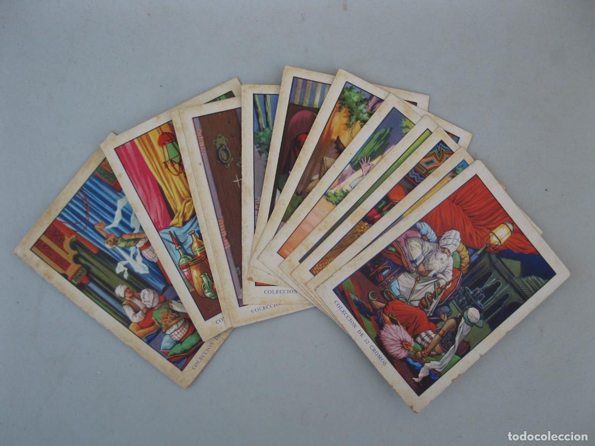 Coleccionismo cromos antiguos: LAS MIL Y UNA NOCHES - 12 CROMOS - SERIE COMPLETA - GALLETAS Y CHOCOLATES SOLSONA.