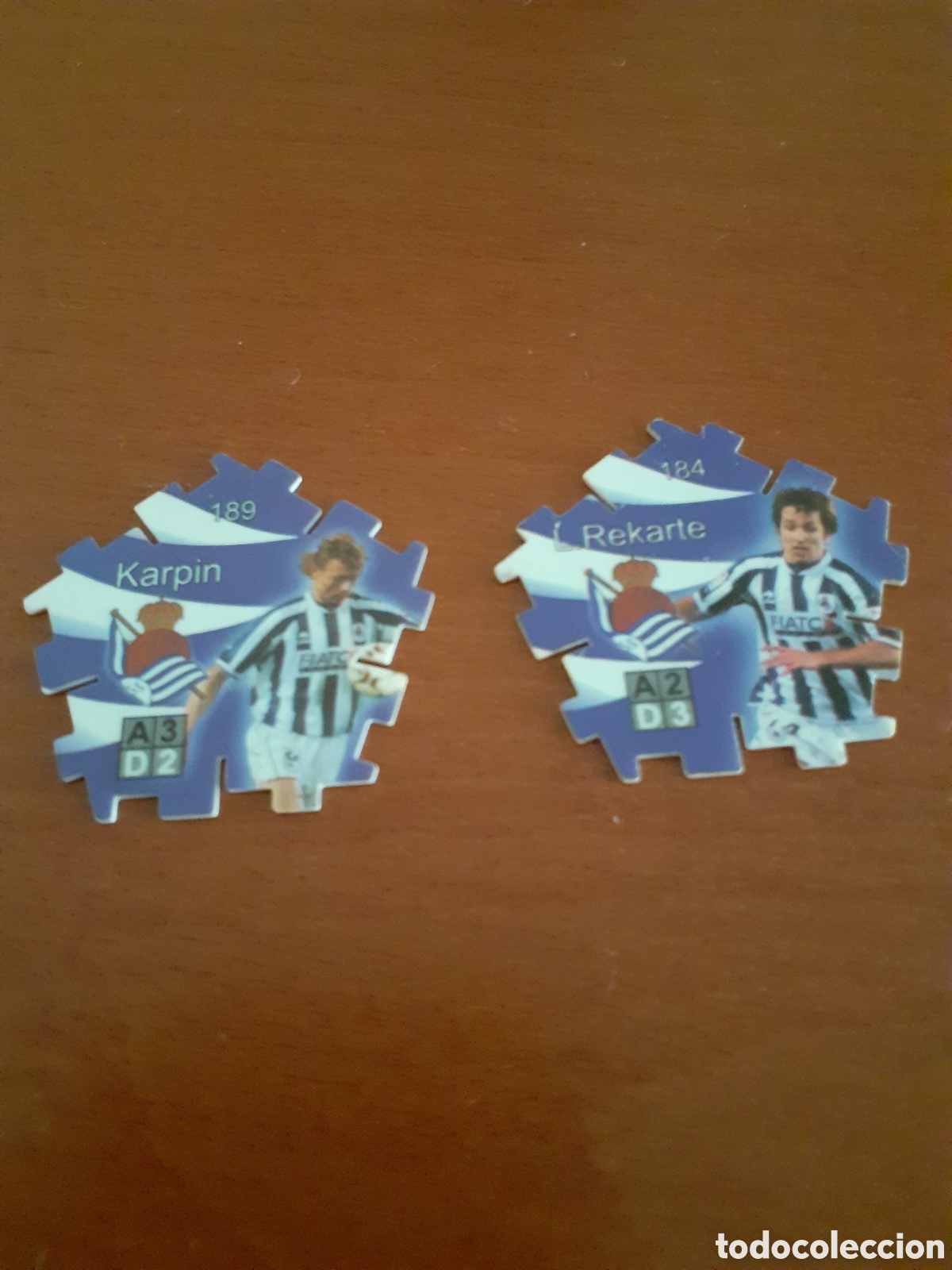 Coleccionismo cromos antiguos: TAZOS GREFUSA FUTBOL R SOCIEDAD 2004 2005 PERFECTOS.