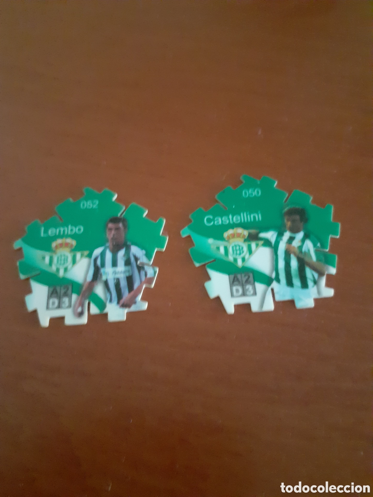 Coleccionismo cromos antiguos: TAZOS GREFUSA FUTBOL R BETIS 2004 2005 PERFECTOS