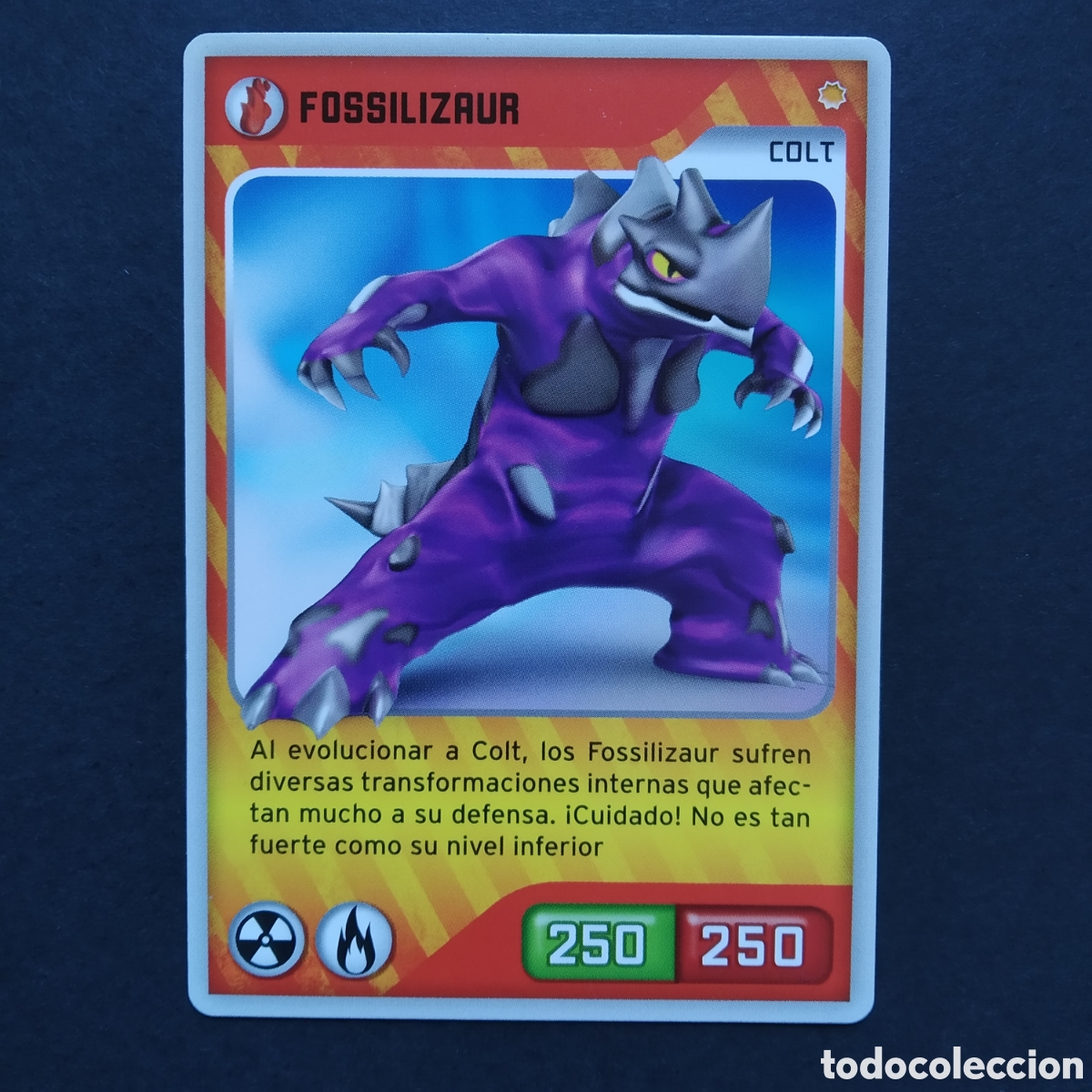 Coleccionismo cromos antiguos: CROMO - N&ordm; 011 - FOSSILIZAUR - INVIZIMALS, DESAFIOS OCULTOS - PANINI - A&Ntilde;O 2013