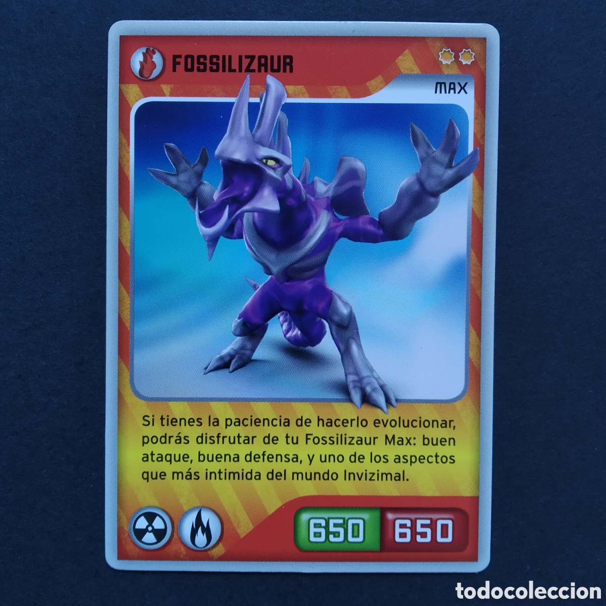 Coleccionismo cromos antiguos: CROMO - N&ordm; 012 - FOSSILIZAUR - INVIZIMALS, DESAFIOS OCULTOS - PANINI - A&Ntilde;O 2013