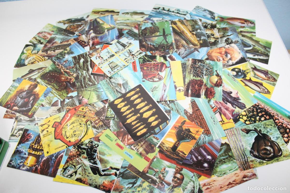 Coleccionismo cromos antiguos: LOTE DE 104 CROMOS SIN REPETIR DE EL MUNDO SUBMARINO REPRODUCCIONES EDITORIALES - A&Ntilde;O 1973