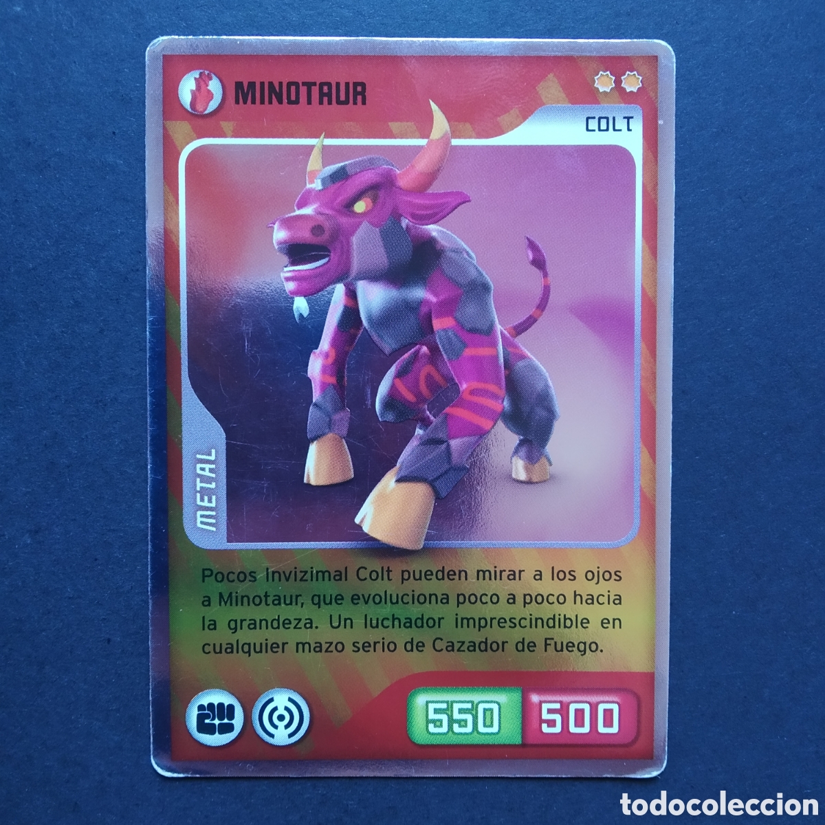 Coleccionismo cromos antiguos: CROMO - N&ordm; 017 - MINOTAUR - INVIZIMALS, DESAFIOS OCULTOS - PANINI - A&Ntilde;O 2013