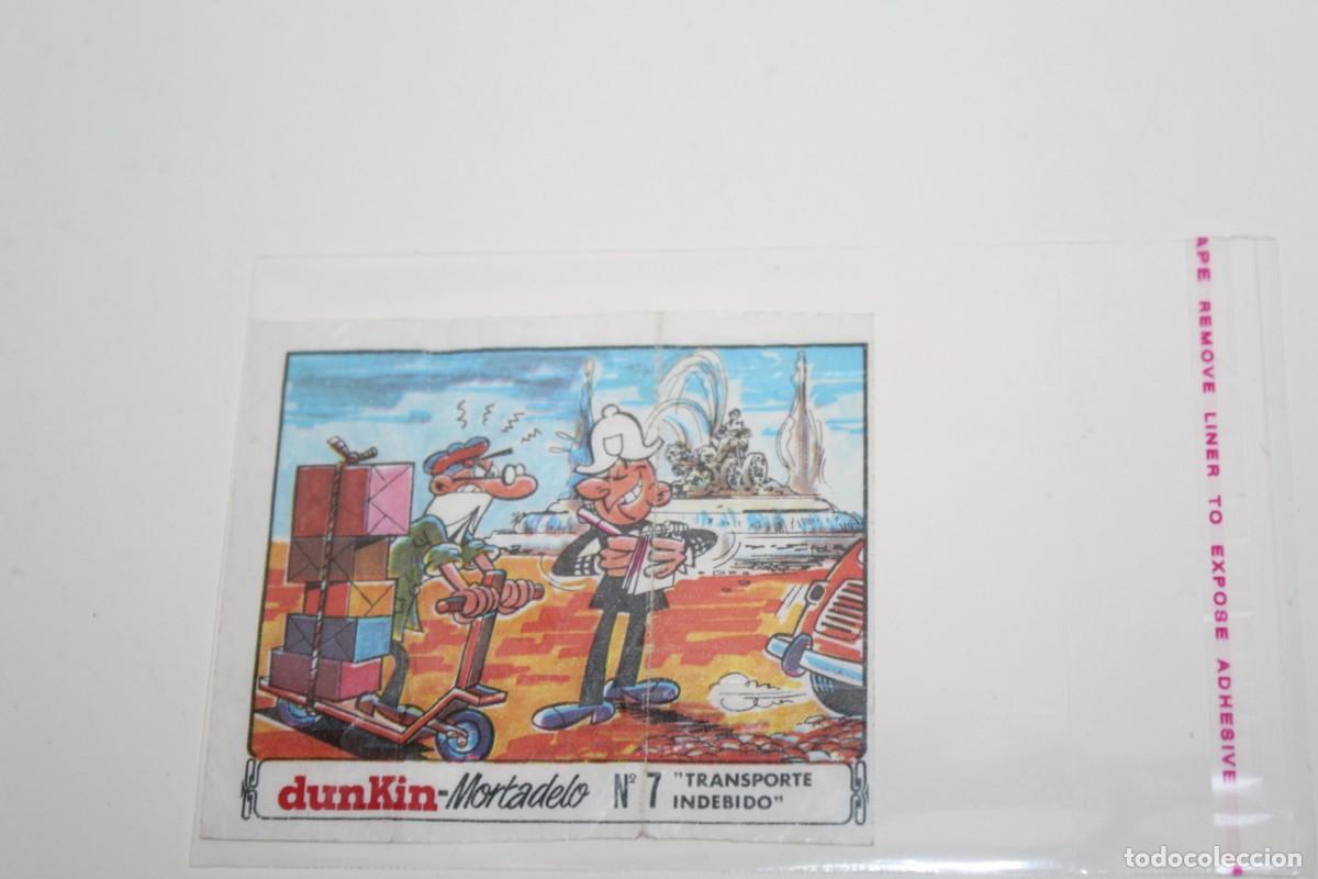 Coleccionismo cromos antiguos: CROMO CHICLE - DUNKIN MORTADELO - TRANSPORTE INDEBIDO N&ordm;7