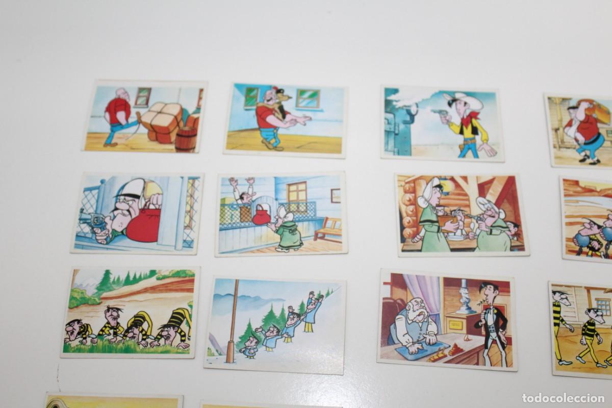 Coleccionismo cromos antiguos: LOTE DE 45 CROMOS DE LUCKY LUKE EDICIONES ESTE 1985 - Foto 3