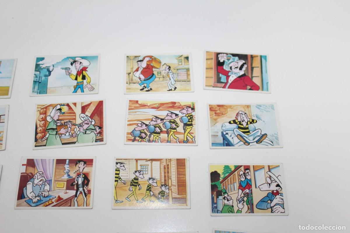 Coleccionismo cromos antiguos: LOTE DE 45 CROMOS DE LUCKY LUKE EDICIONES ESTE 1985 - Foto 4