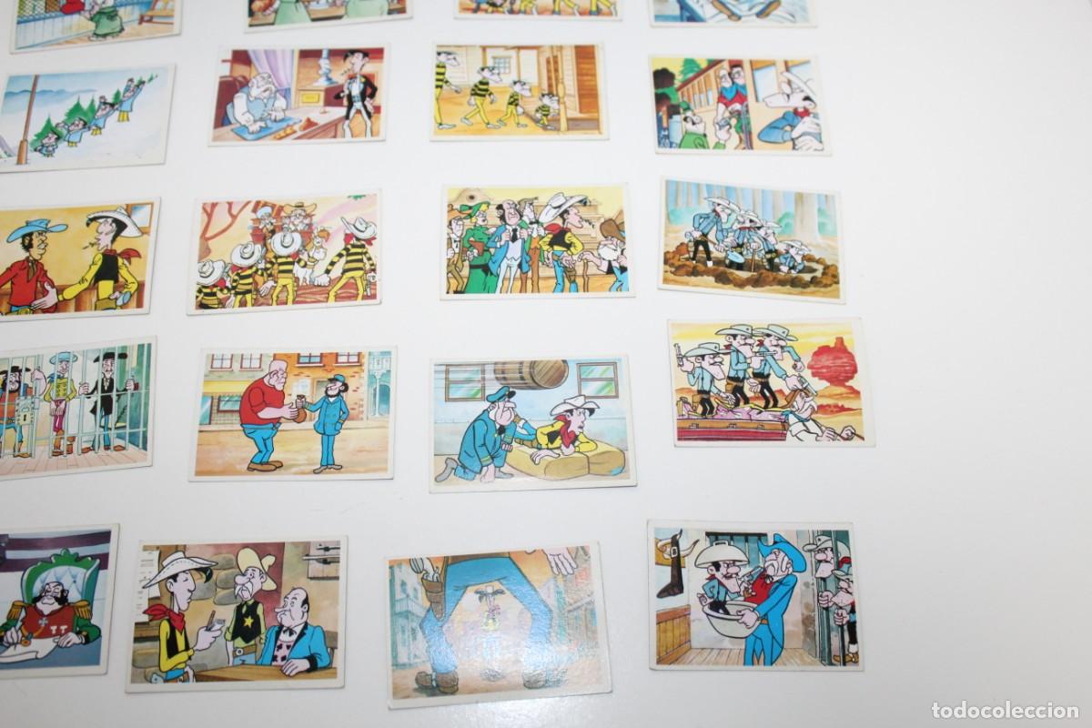 Coleccionismo cromos antiguos: LOTE DE 45 CROMOS DE LUCKY LUKE EDICIONES ESTE 1985 - Foto 5