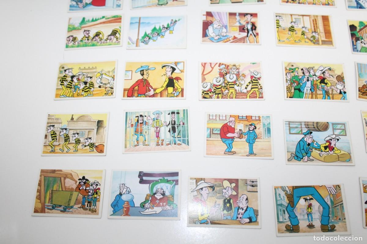 Coleccionismo cromos antiguos: LOTE DE 45 CROMOS DE LUCKY LUKE EDICIONES ESTE 1985 - Foto 6