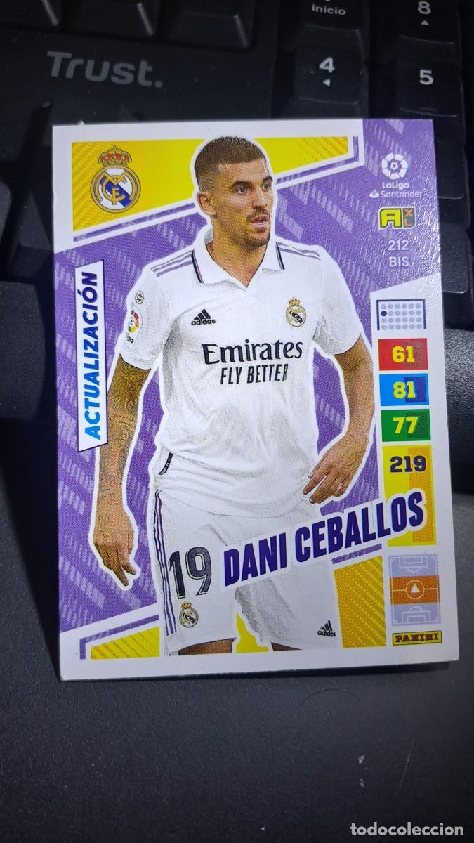 Coleccionismo cromos antiguos: ADRENALYN XL DANI CEBALLOS 212 BIS ACTUALIZACION REAL MADRID CROMO LIGA 2022 2023 22 23 PANINI