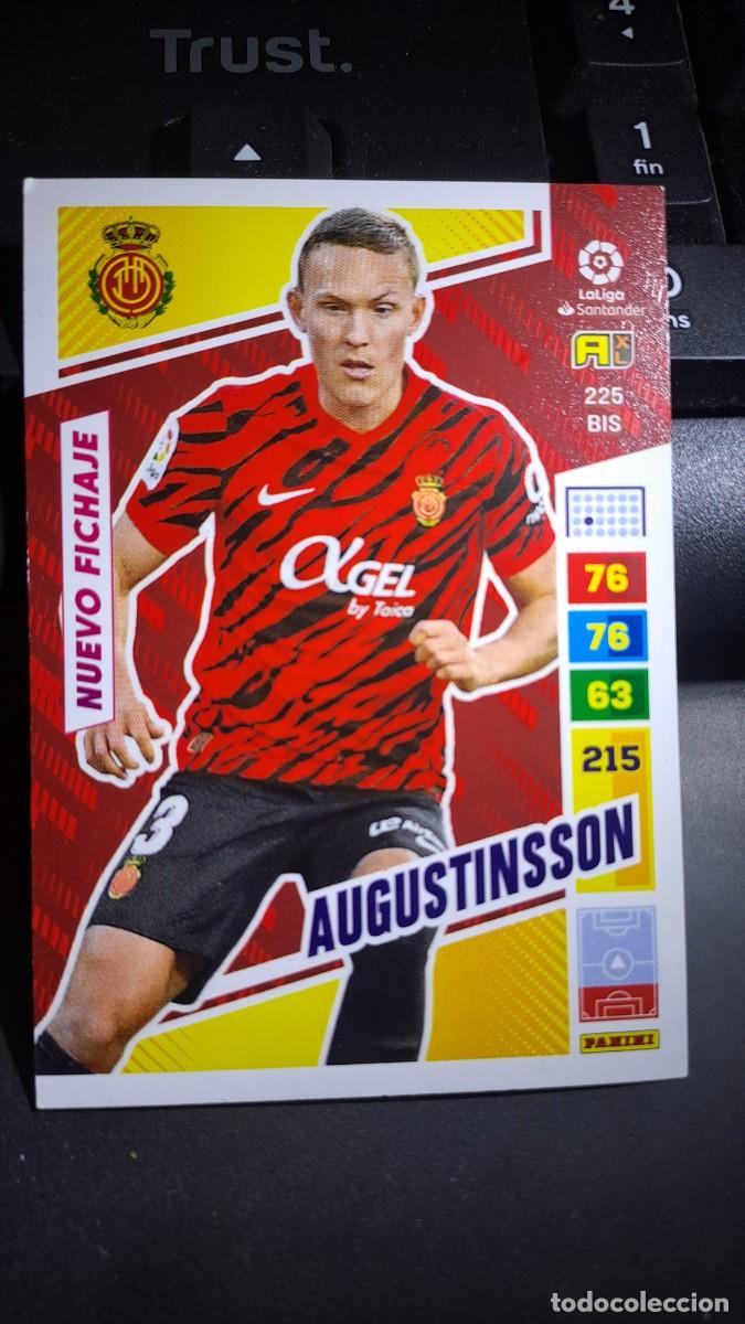 Coleccionismo cromos antiguos: ADRENALYN XL AUGUSTINSSON 225 BIS NUEVO FICHAJE MALLORCA CROMO LIGA 2022 2023 22 23 PANINI