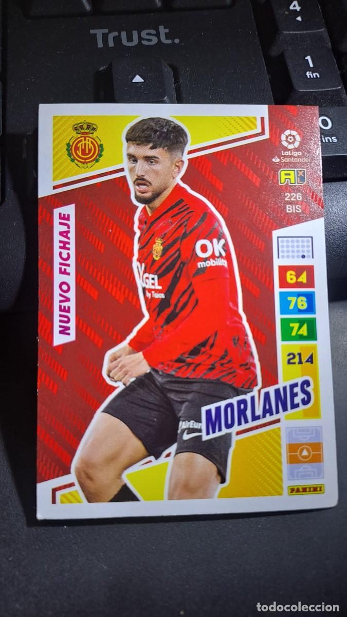 Coleccionismo cromos antiguos: ADRENALYN XL MORLANES 226 BIS NUEVO FICHAJE MALLORCA CROMO LIGA 2022 2023 22 23 PANINI