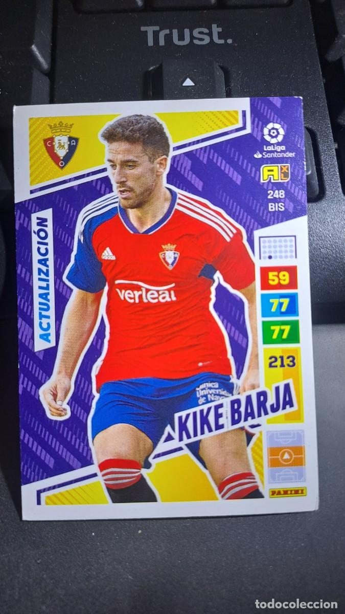 Collectable Antique Stickers: ADRENALYN XL KIKE BARJA 248 BIS ACTUALIZACION OSASUNA CROMO LIGA 2022 2023 22 23 PANINI